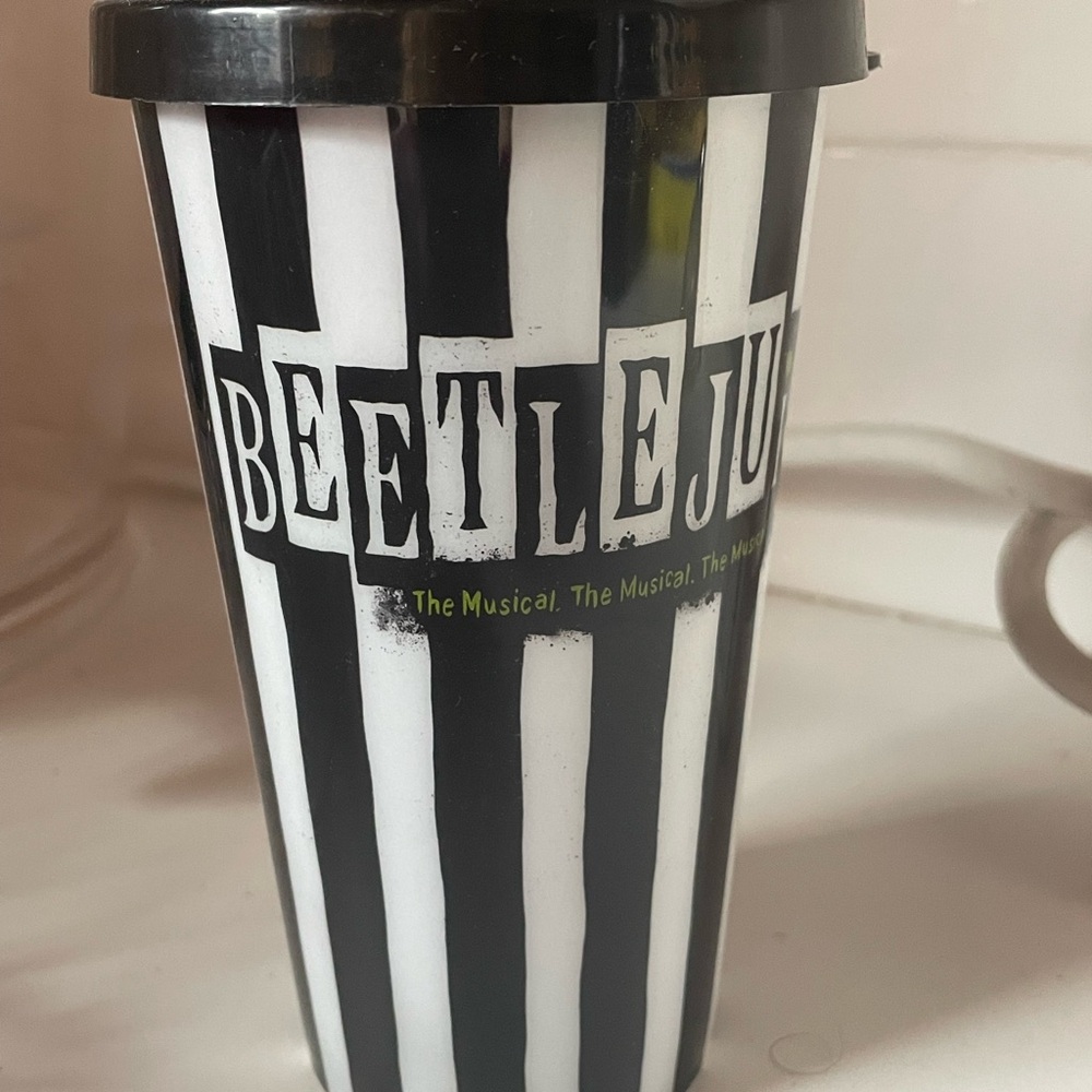 Beetlejuice The Musical Broadway Souvenir Cup- Perfect for Broadway Collectors!